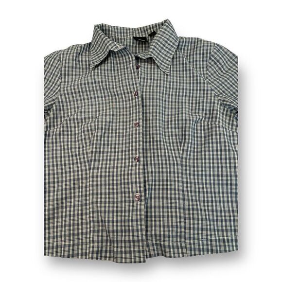 Mossimo Button Up Blouse Top Size Large Y2K - Picture 2 of 6